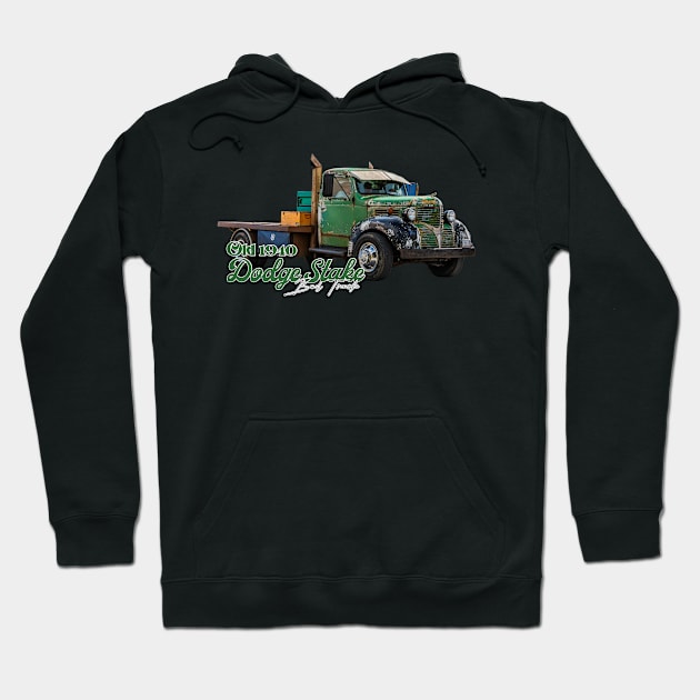 Old 1940 Dodge Stake Bed Truck Hoodie by Gestalt Imagery